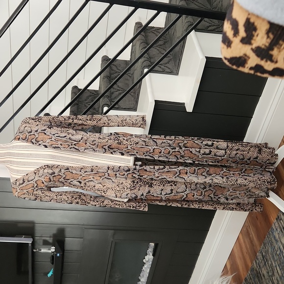 Windsor Other - Windsor Snake Print Duster Cardigan
